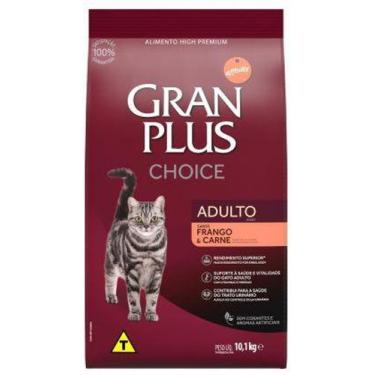 Imagem de Ração Gran Plus Gatos Adultos Choice Frango e Carne - 10,1 Kg