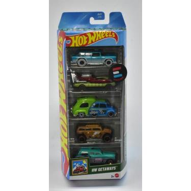Imagem de Hot wheels - pack 5 carros - hw getaways