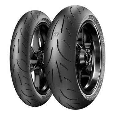 Imagem de Par Pneu 120 70 17 150 60 17 Moto Sportec M9 Rr Metzeler