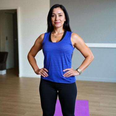 Imagem de Camiseta REGATA MALHA FRIA POLIAMIDA feminina Dry Fit tecido furadinho