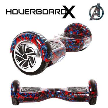 Imagem de Esqueite Elétrico 6,5" Homem Aranha HoverboardX Bluetooth