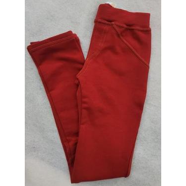 Imagem de Calça Legging cotton Feminino Infantil - Sortido , Vermelho, 4