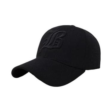 Imagem de Boné Snapback Unissex de Algodão - Bordado, Casual e para Esportes, B,