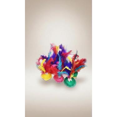 Imagem de Kit 30 Petecas Coloridas Lembrancinha Festa Jogo - Congratulations Sto