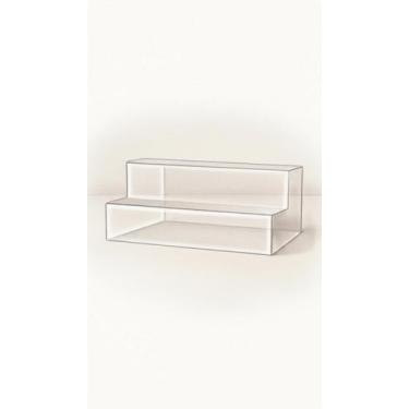 Imagem de Display Escada Acrílico 33x8x8cm 2 Degraus - Congratulations Store