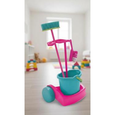 Imagem de Kit Limpeza Infantil com Carrinho e Acessórios - Congratulations Store
