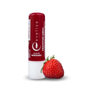 Imagem de Protetor Labial Sabor Cereja Manteiga de Cacau 3g EVELIZE, Morango