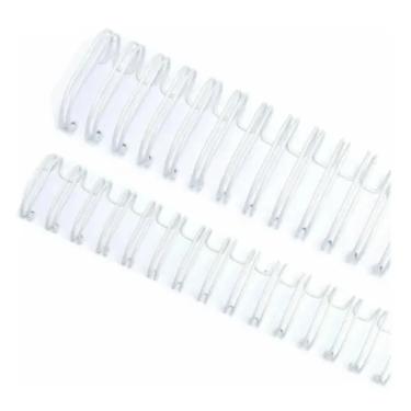 Imagem de Wire-o Para Encadernação 2x1 A4 Branco 1 1/4 270 Fls 12un