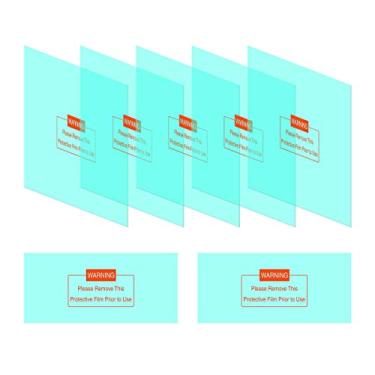 Imagem de Yeswelder 5 peças de lente de reposição externa de tela de visualização normal e 2 peças de lentes de substituição internas para capacete de soldagem LYG-L500A