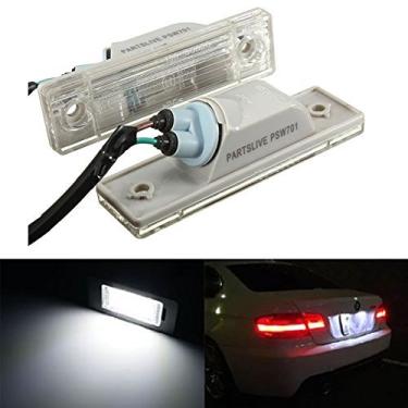 Imagem de KATUR 2X Lâmpada de placa de carro para Chevrolet para carro de cruzeiro, lâmpada de placa traseira de carro de carro, interruptor de porta-malas, conjunto de botões, estilo de carro