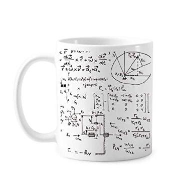 Imagem de Matrix Mathematical Formulas Science Cálculo Caneca Cerâmica Café Porcelana Utensílios de Mesa