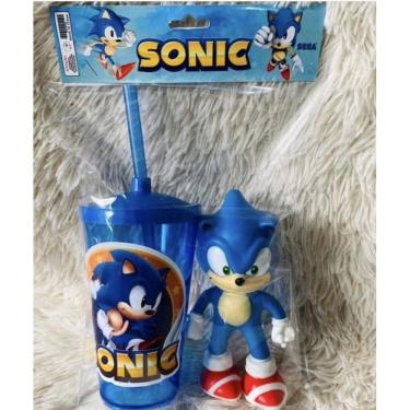 Coleção Boneco Action Figure Super Sonic Amarelo The Hedgehog 16cm