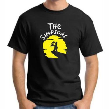 Imagem de Camiseta Camisa 100%  Algodão The Simpsons Homer E Bart - Smart Stamp