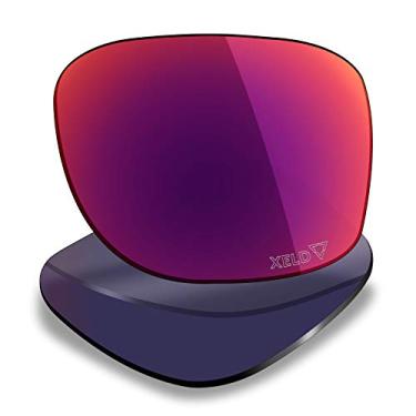 Imagem de Mryok Lentes de substituição para Oakley Holbrook Metal OO4123 55 mm - Opções, Xeld polarizado - Sol da meia-noite, One Size