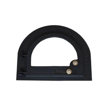 Imagem de Porta Forno Fogão a Lenha Pizza Ferro e Vidro Igloo 52x42cm