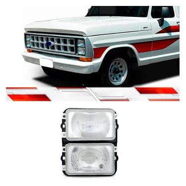 Imagem de Farol Duplo F1000 F2000 F4000 1986 Ate 1992 Lado Le Usa H1/H4