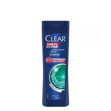 Imagem de Shampoo Anticaspa Limpeza Diária 2 Em 1 400ml - Clear - Clear