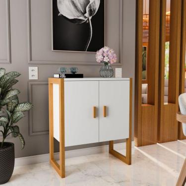 Imagem de Buffet para Sala de Jantar 2 Portas Diamond Branco/Malbec