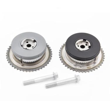 Imagem de Par de engrenagens de eixo de cames de sincronismo variável de motor de entrada e escape roda dentada Phaser compatível com Buiick Regal Chevrolet Cobalt Equinox Malibu HHR Pontiac G6 2.0L 2.4L