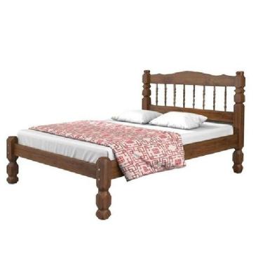 Imagem de Cama casal madeira Torneada + 1 colchão casal d20 dream Gazin
