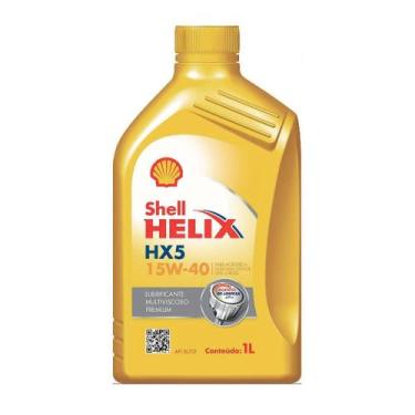 Imagem de Óleo Lubrificante Mineral Premium 15W40 Shell Helix HX5 (1 Litro)