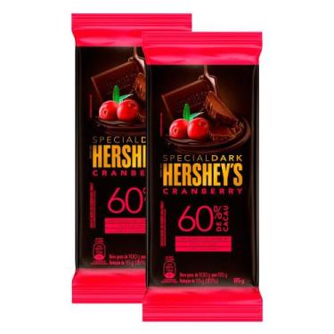 Imagem de Kit 2 Chocolate Hershey's Special Dark Cranberry 85g - Hersheys