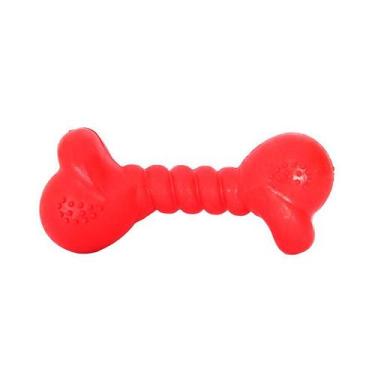 Imagem de Brinquedo Furacão Pet Osso Vermelho Maxbone para Cães - Tamanho G