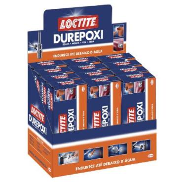 Imagem de Massa Adesiva Epóxi Durepoxi 100 gr - Cinza - Caixa c/ 12 un - HENKEL