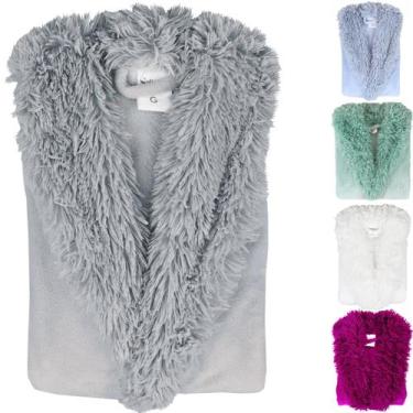 Imagem de Roupão Hobby Fleece Pelinho De Plumas Chique Saída De Banho quimono to
