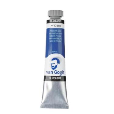 Imagem de Tinta Óleo 20 Ml Talens Van Gogh Serie 1 Prussian Blue 508, 20ML