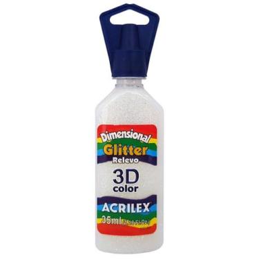 Imagem de Tinta Dimensional 3D Glitter 35ml 209 Cristal Acrilex