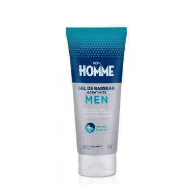 Imagem de Gel de Barbear Hidratante Depil Homme Masculino Deo 100g - Depil Bella