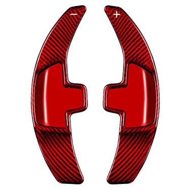 Imagem de Extensão de câmbio de remo de fibra de vidro genuíno para Mercedes Benz, T-carbon Volante Paddle Shifter serve para Mercedes-Benz A/B/C/E/S Classe CLA/CLS/GLC/GLE/GLS/G Series 2016-2022