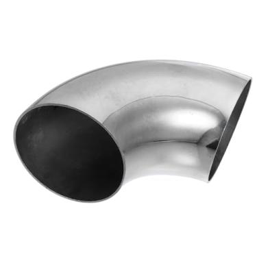 Imagem de TUCKBOLD Tubo de cotovelo curva mandril 90 graus OD 7.6 cm polegadas aço inoxidável reutilizável | tubo de escape cotovelo escada corrimão tubo 1 peça