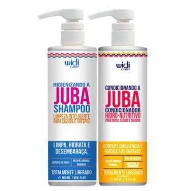 Imagem de Kit Juba Shampoo e Condicionador 500ml Higienizando E Condicionando Wi