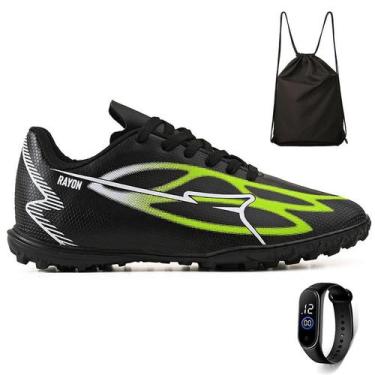 Imagem de Kit Chuteira Futebol Society Sintetica Campo Grama Sintetica + Mochila