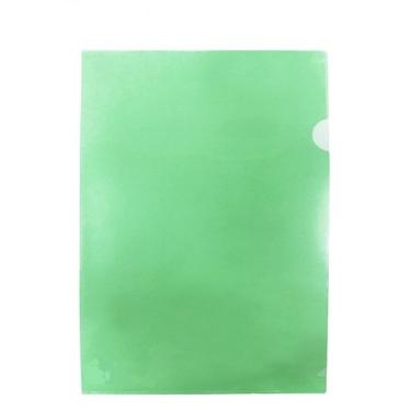 Imagem de Pasta de plástico tipo L Bolsos para projetos Pasta de documentos 12 peças para Jaqueta de papel A4 (Verde)