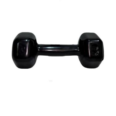 Imagem de Halter Sextavado Emborrachado 3Kg Corpo e Vida Fitness