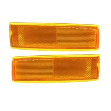Imagem de Para Chevy S10 Blazer Side Marker Light Assembly Unit 1983-1994 Lado do motorista e do passageiro | Par | GM2550116 + GM2551108