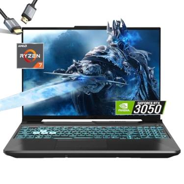 Imagem de ASUS Laptop Para Jogos Tuf 2024 - Amd Ryzen 7 7735Hs Beat I7-12650H - Rtx 3050 - Teclado Retroiluminado Rgb - Tela Fhd De 15,6" 144 Hz - 32 Gb De Ram Ddr5 - Ssd Pcie De 1 Tb - Pc Para Jogos - Cabo H