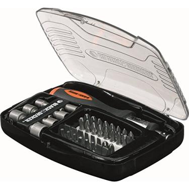 Imagem de BLACK+DECKER Jogo de Parafusar com Chave Catraca, com Maleta para Ferramentas para Armazenamento, Modelo A7062, 40 Peças