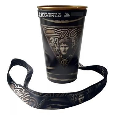 Imagem de Kit Flamengo Copo e Cordão do Zico - Oficial