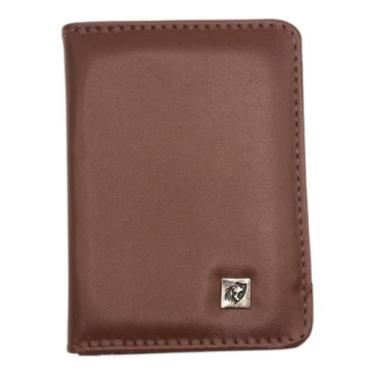Imagem de Porta-Cartão Masculino material sintético RFID Compacto 3 Cartões CNH 
