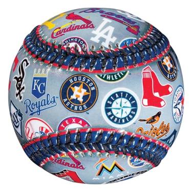 Imagem de Bola de beisebol Franklin Sports 30 Club – Soft Strike – Bola com logotipo 30 Club (Todas as equipes) – Soft Core – Produto licenciado oficial da MLB