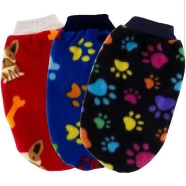 Imagem de Kit C/3 Roupinhas Soft Inverno Cores Diversas Para Cachorro Nº10 - Nee