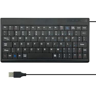 Imagem de CUQI Mini teclado USB, mini teclado para jogos, interface USB para Android TV Box, Windows PC, Raspberry Pi, Windows 10/8/7