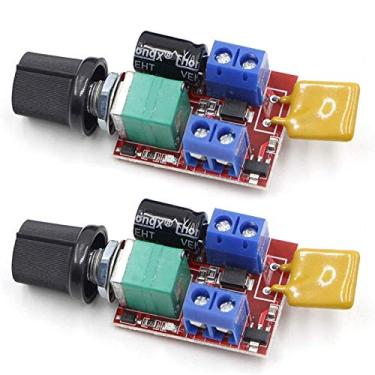 Imagem de Riorand DC 3V 6V 12V 24V 35V 5A Controle de Velocidade do Motor PWM Controle de Velocidade Ultra Pequeno LED Dimmer (2 peças)