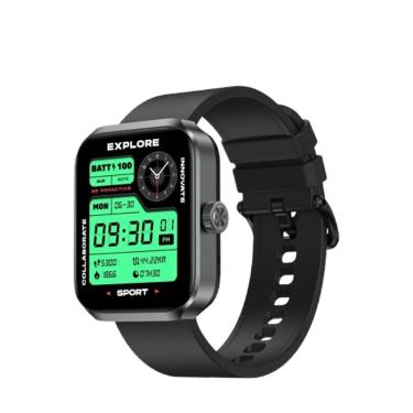 Imagem de Relógio Zeblaze Além De 3 Plus Gps Relógio Inteligente 1.78 Display Amoled Embutido Preto