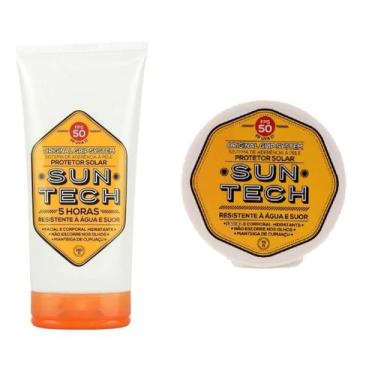 Imagem de Kit 2 Protetores Solar Esportivo Vegano 5H Duração 50 FPS 255g Suntech