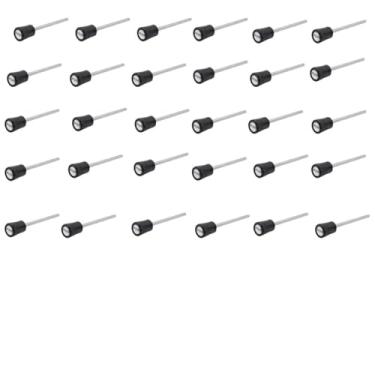 Imagem de Kit 30 Pinos De Carga Preto Engate Com Imã Para Pesos Academia